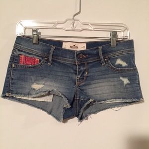 Hollister jean shorts